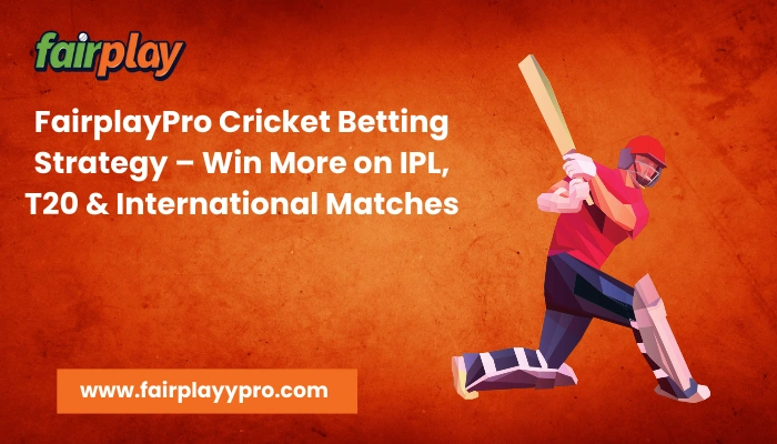 FairplayPro Cricket Betting Strategy – Win More on IPL, T20 & International Matches