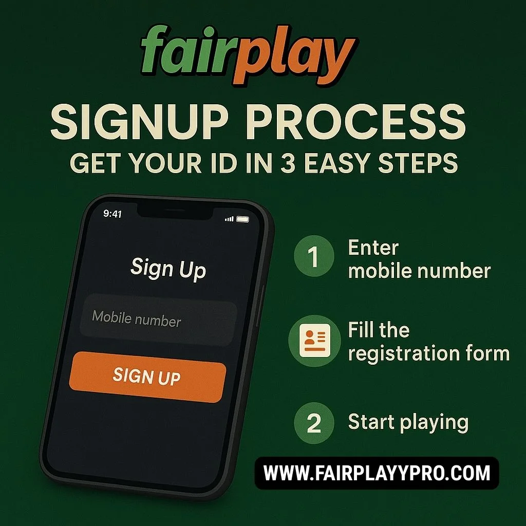 Fairplay Pro Signup Process