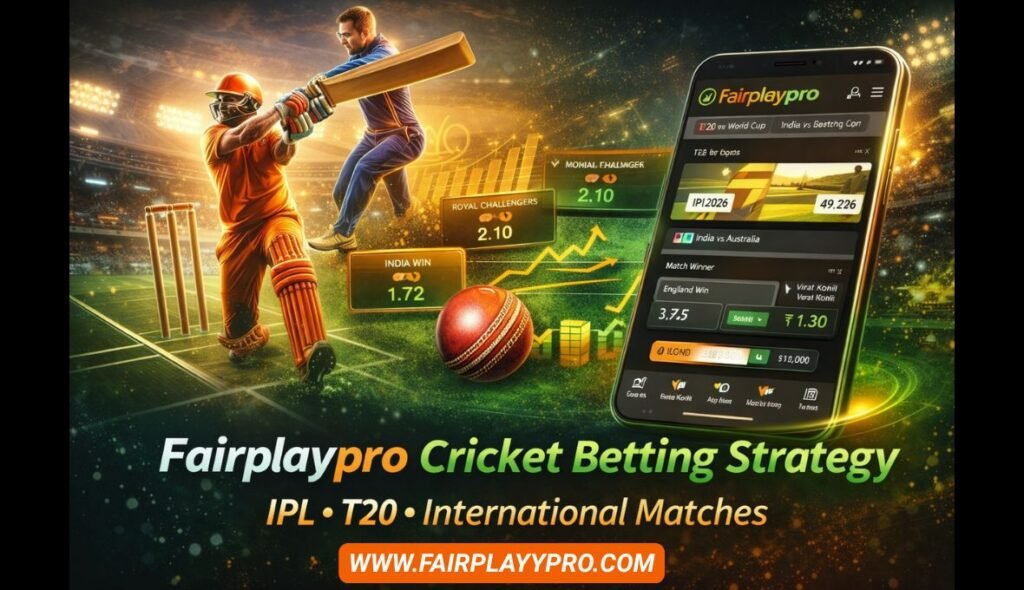 Fairplaypro Cricket Betting Strategy – Win More on IPL, T20 & International Matches