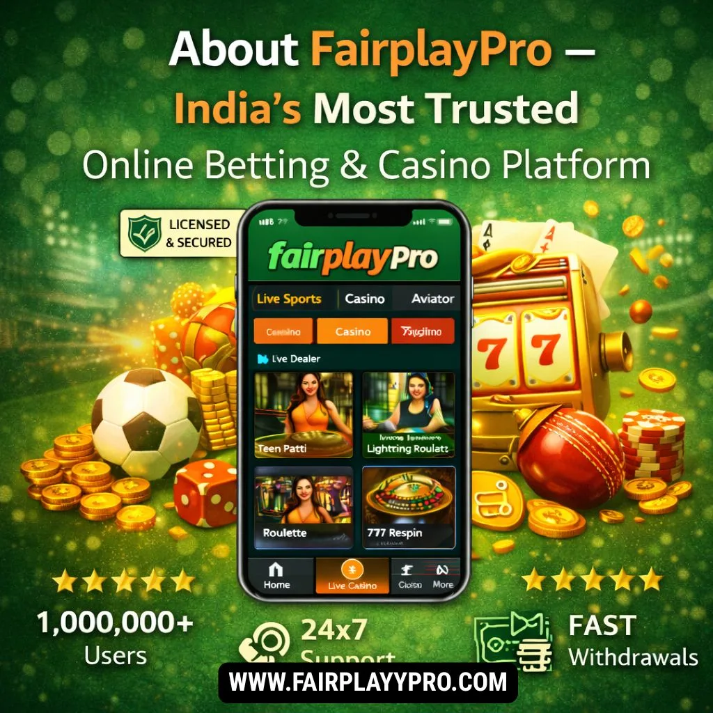 About Fairplaypro – India’s Most Trusted Online Betting & Casino Platform