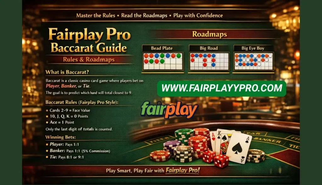 Fairplay Pro Baccarat Guide – Rules, Roadmaps