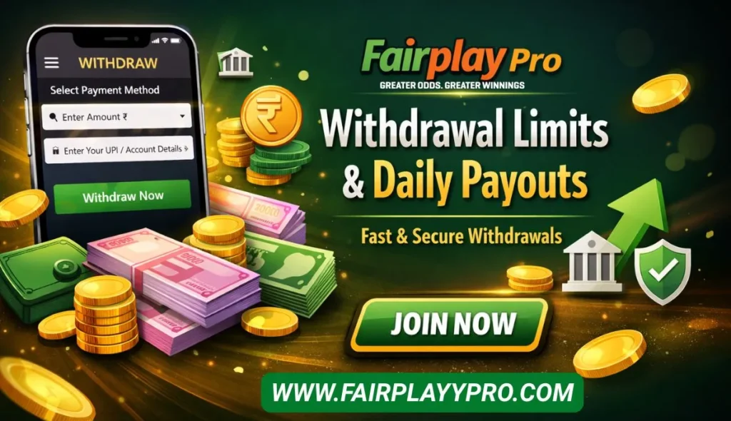 Fairplay Pro Withdrawal Limits and Daily Payout Rules