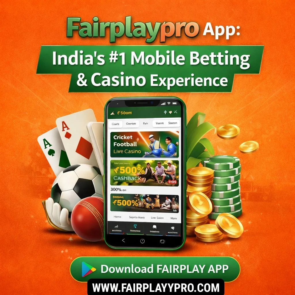 Fairplaypro App India’s no 1 Mobile Betting & Casino Experience