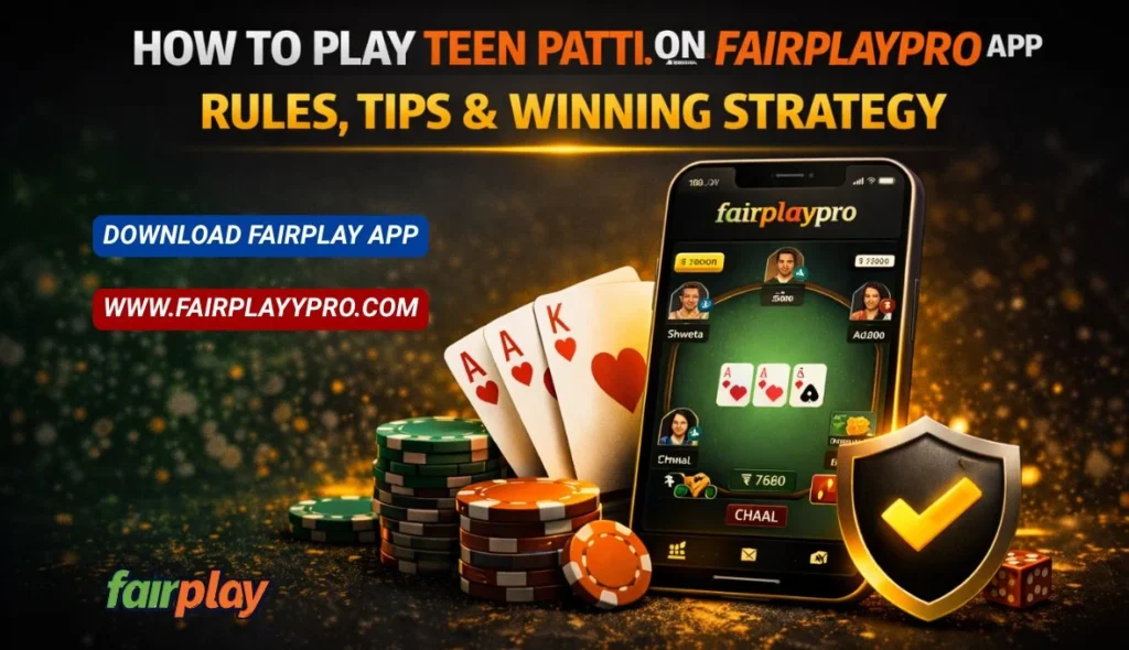 How to Play Teen Patti on FairplayPro App – Rules, Tips & Winning Strategy