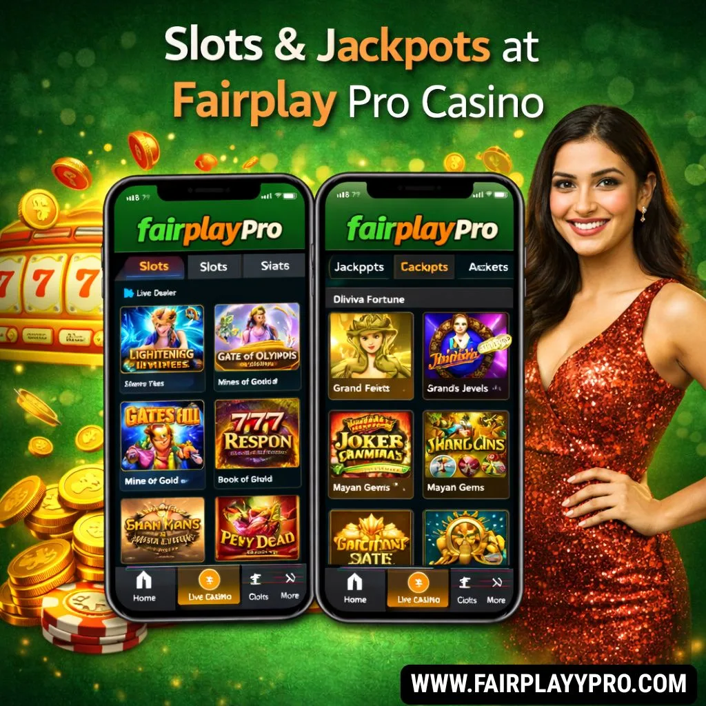 Slots & Jackpots at Fairplay Pro Casino
