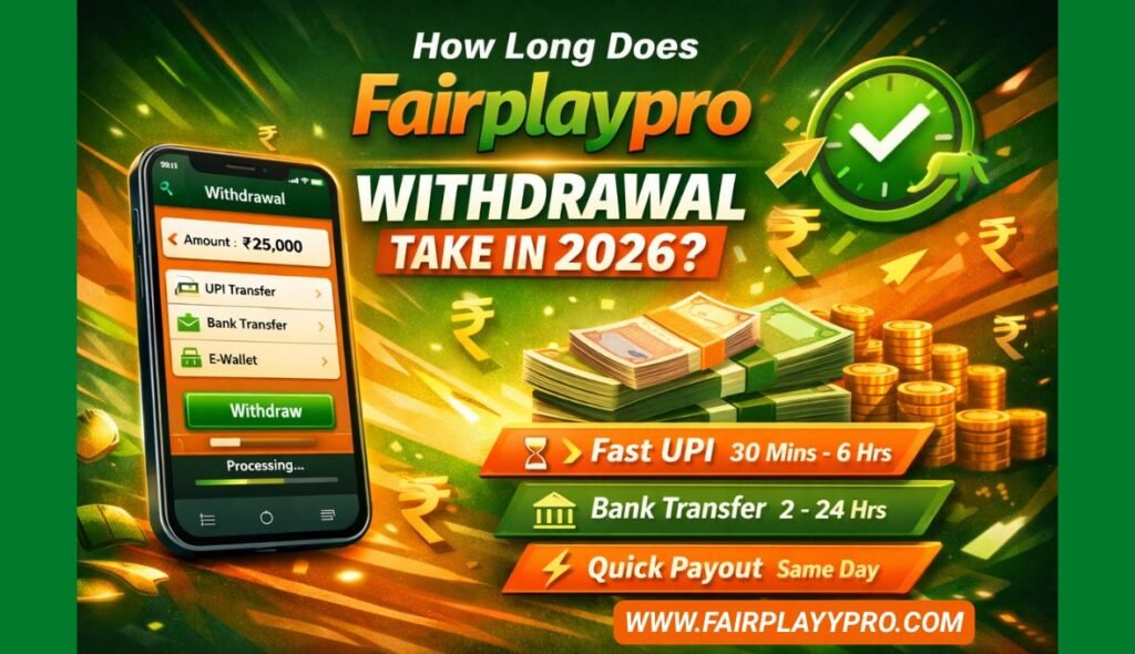 How Long Does Fairplaypro Withdrawal Take in 2026