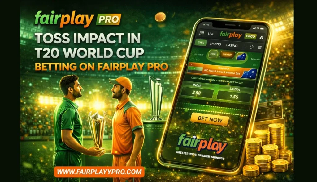 Toss Impact in T20 World Cup Betting on Fairplay Pro