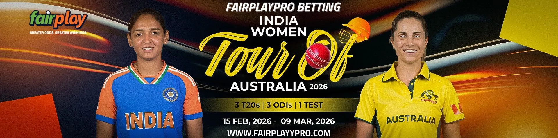 india w tour of australia w fairplaypro
